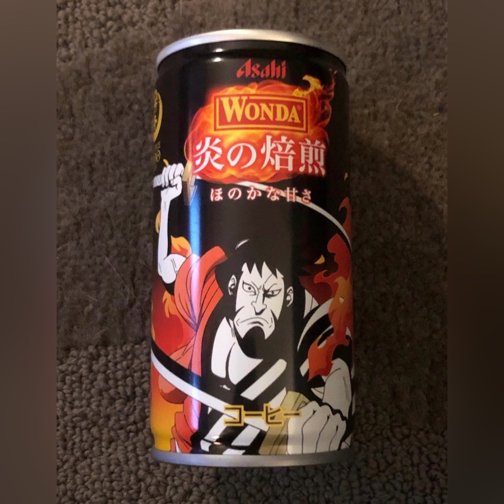 One Piece Foxfire Kin'emon Kinemon Collectible Coffee Can Wonda Asahi 2021 Anime